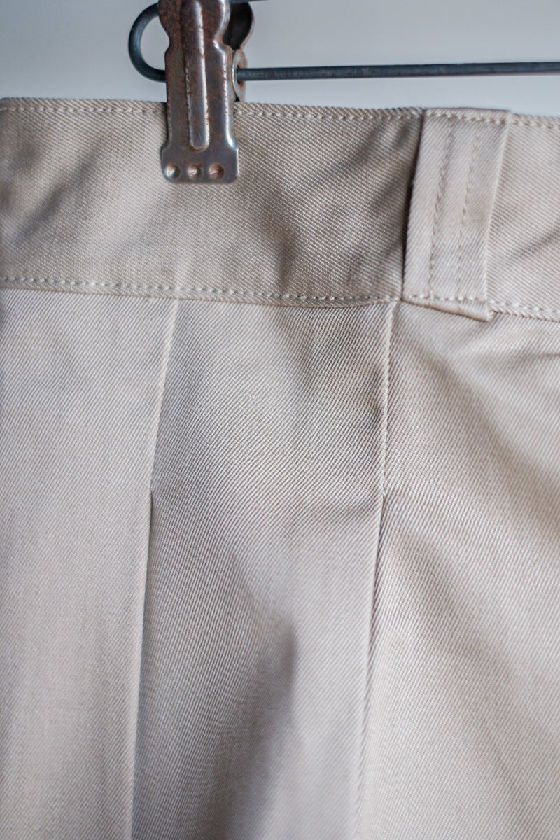 [~ 60's] กองทัพฝรั่งเศส M52 เสื้อกางเกงขนาดของ Chino ขนาด 80m "Dead Stock"