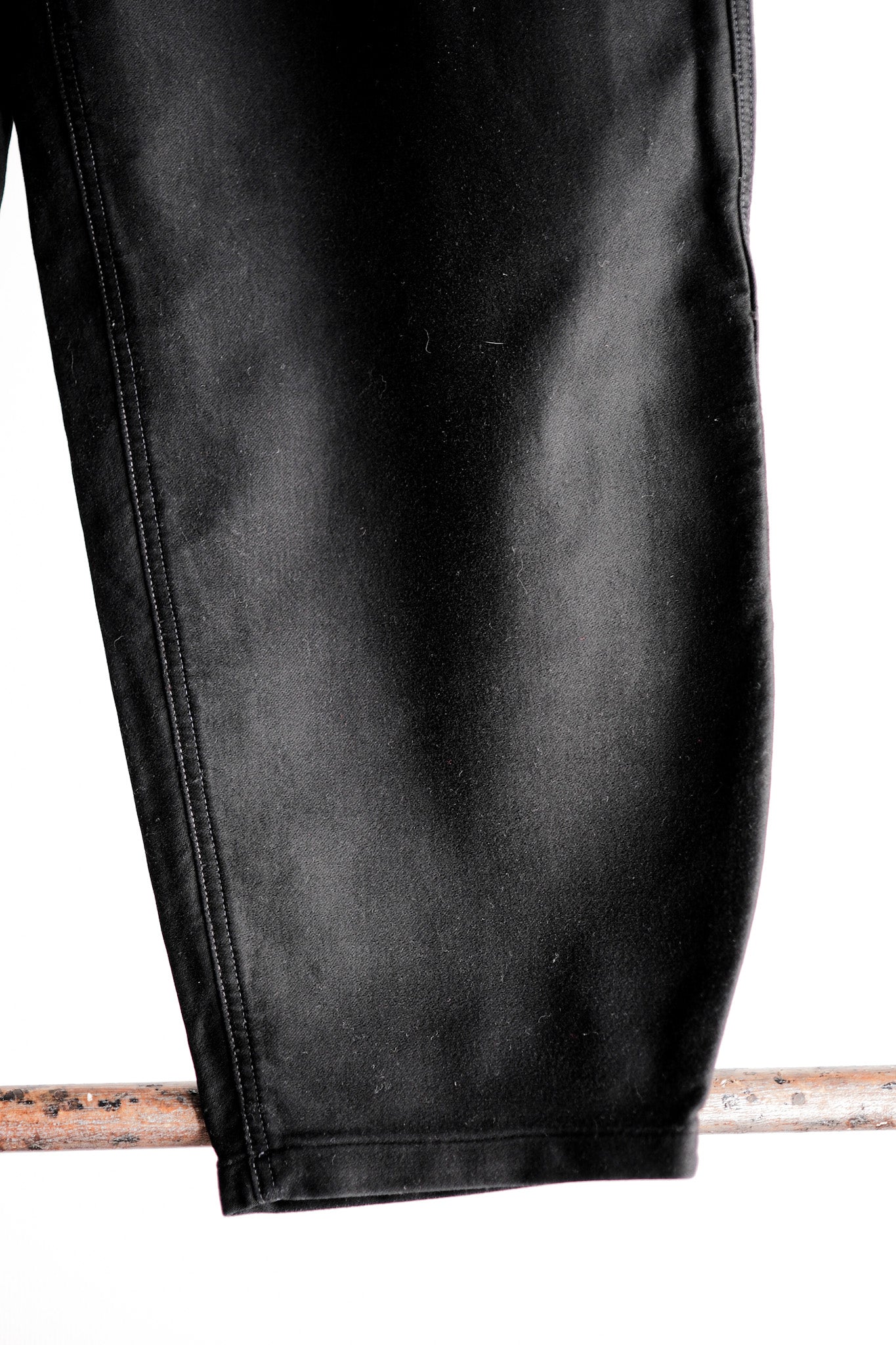 [~ 50's] Pantalon de travail de moleskin noir vintage français "Adolphe Lafont"