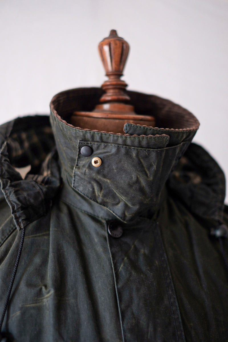 【~90's】Vintage Barbour "BEDALE" 3 Crest Size.38
