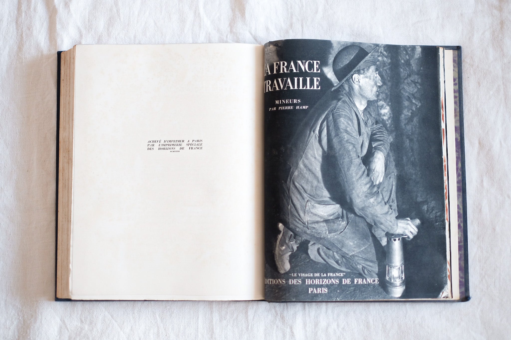 30's】French Vintage LA FRANCE TRAVAILLE Ⅰ u0026 Ⅱ Set