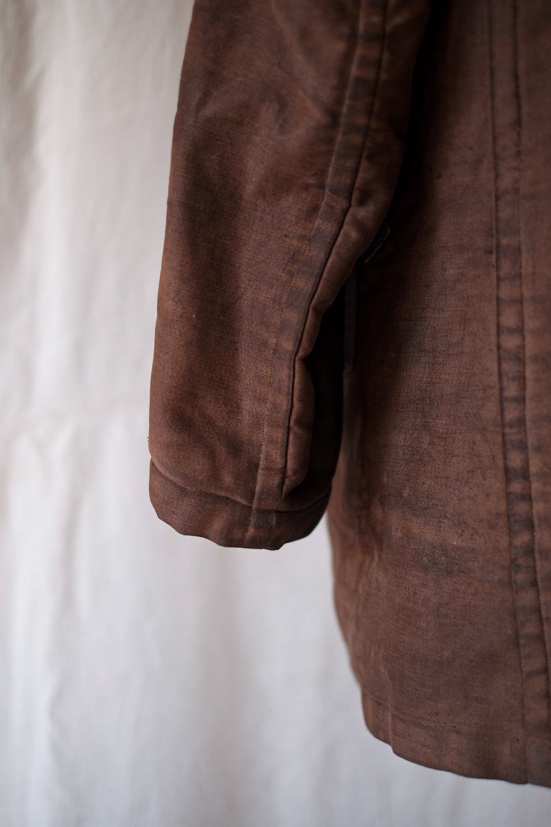 【~40's】Canadian Vintage Brown Moleskin Fur Coat