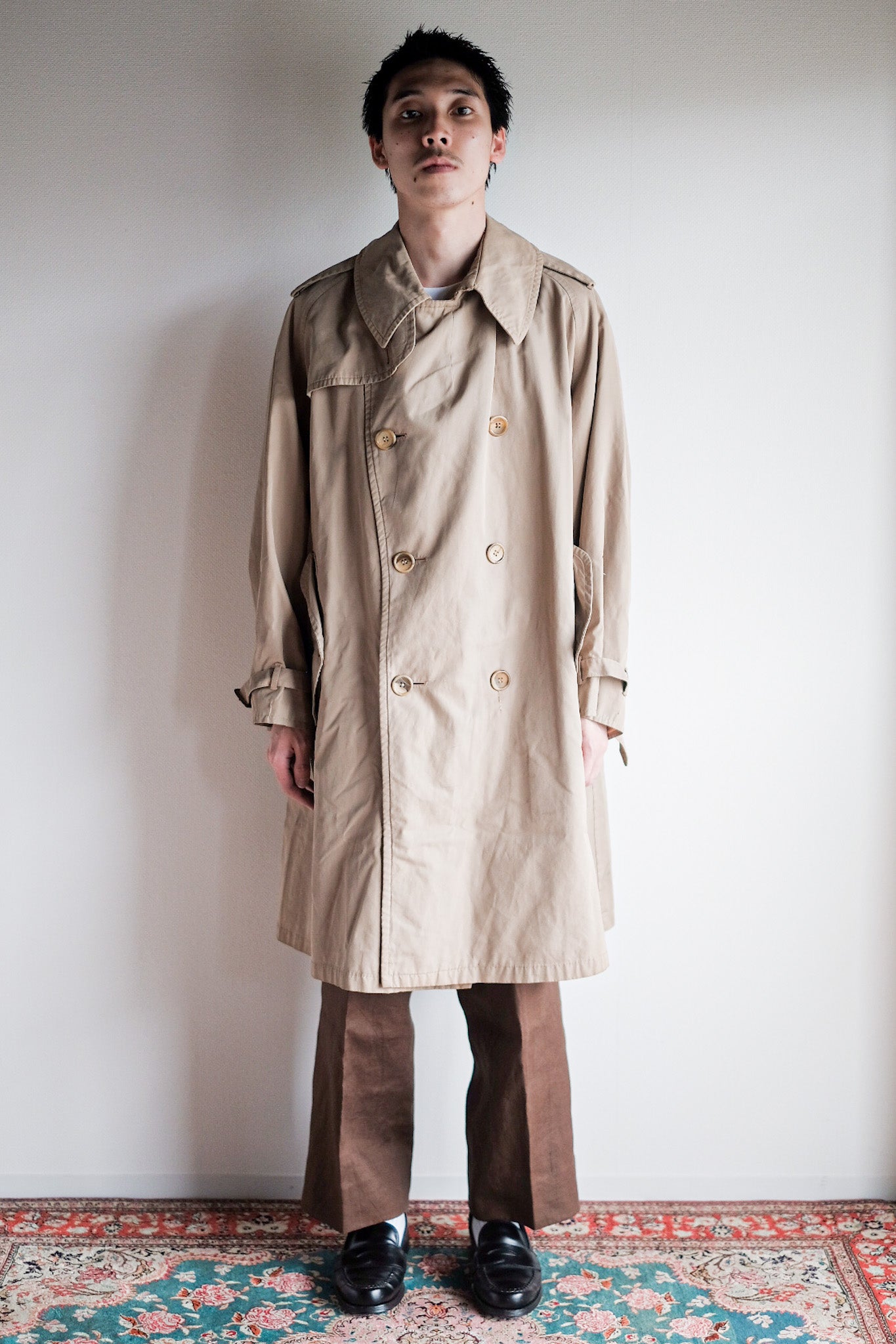 ［~60's］Vintage Burberry's Single Raglan Trench Coat "COMMANDER Ⅱ"