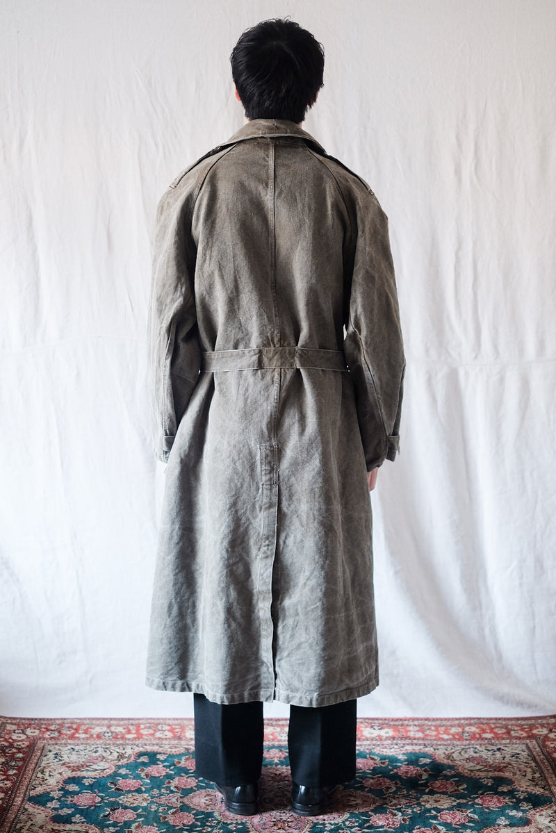 [~ 50's] กองทัพฝรั่งเศส M35 เสื้อมอเตอร์ไซค์ "ผ้าลินินฝ้าย"