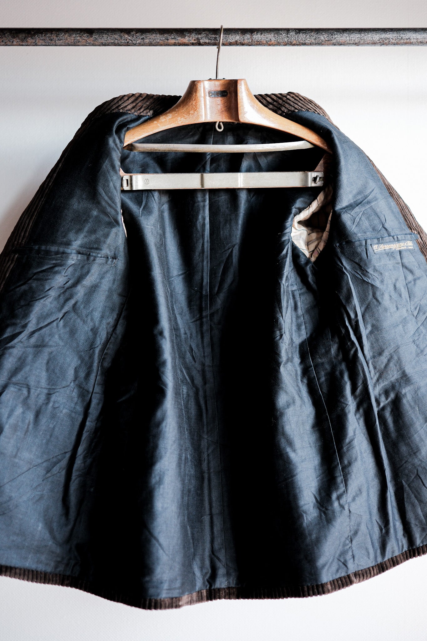 【~30's】French Vintage Brown Heavy Corduroy Hunting Jacket "Dead Stock"
