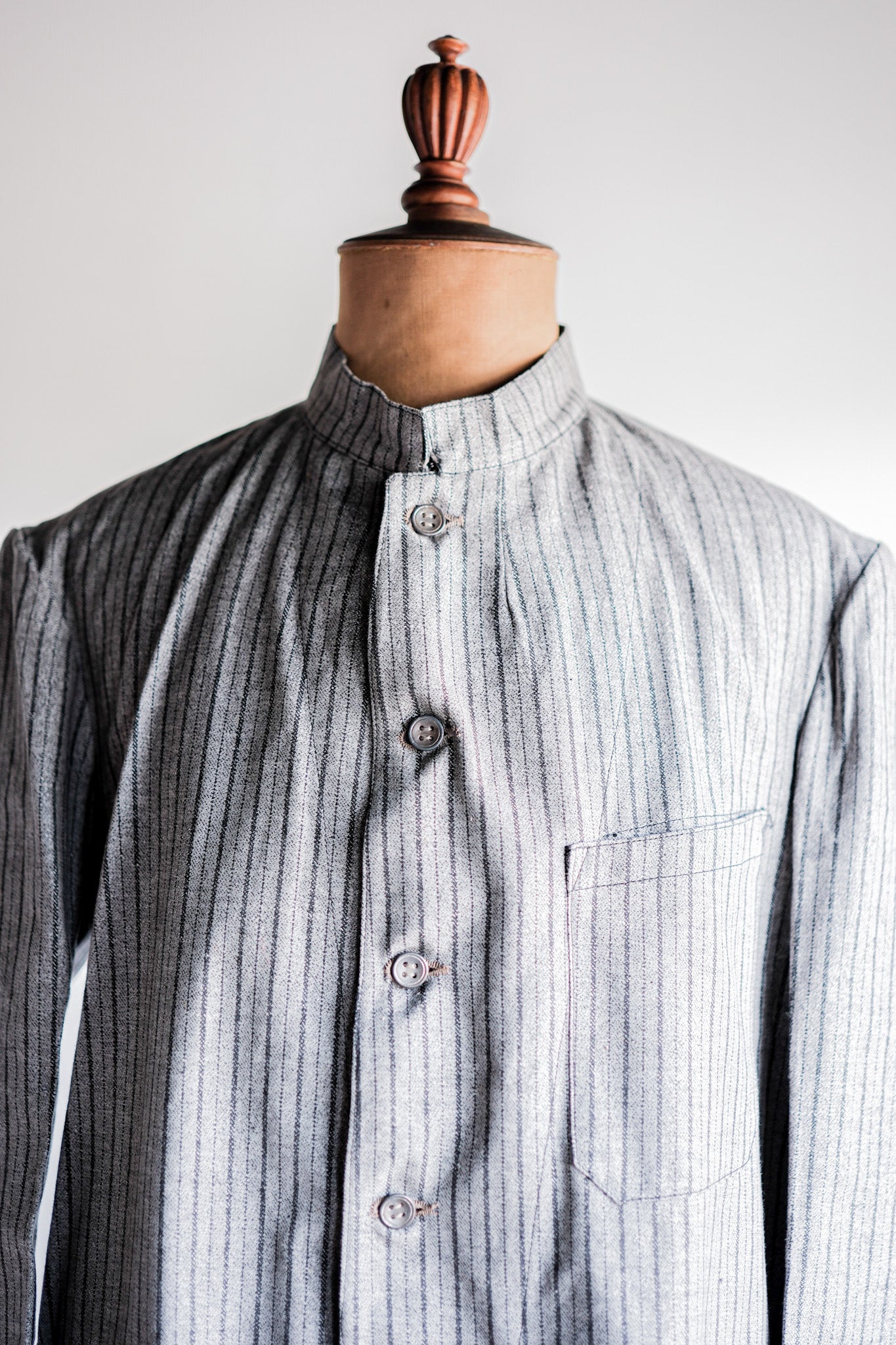 ［~40’s］Swedish Army Stand Collar Hospital Jacket “Dead Stock”