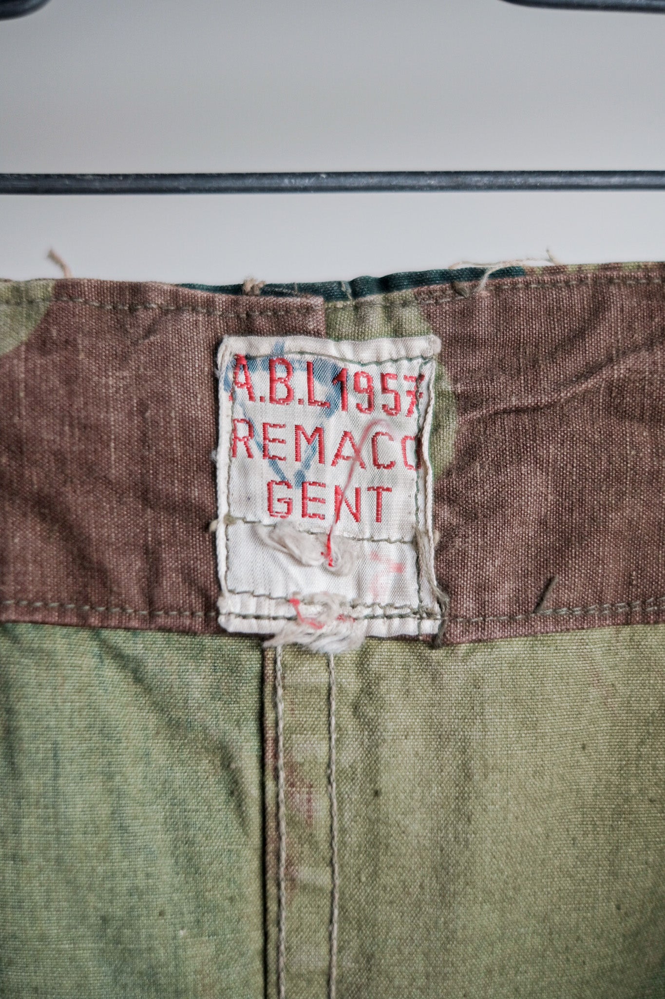 ［~50's］Belgium Army Brushstroke Camo Airborne Pant Size.7