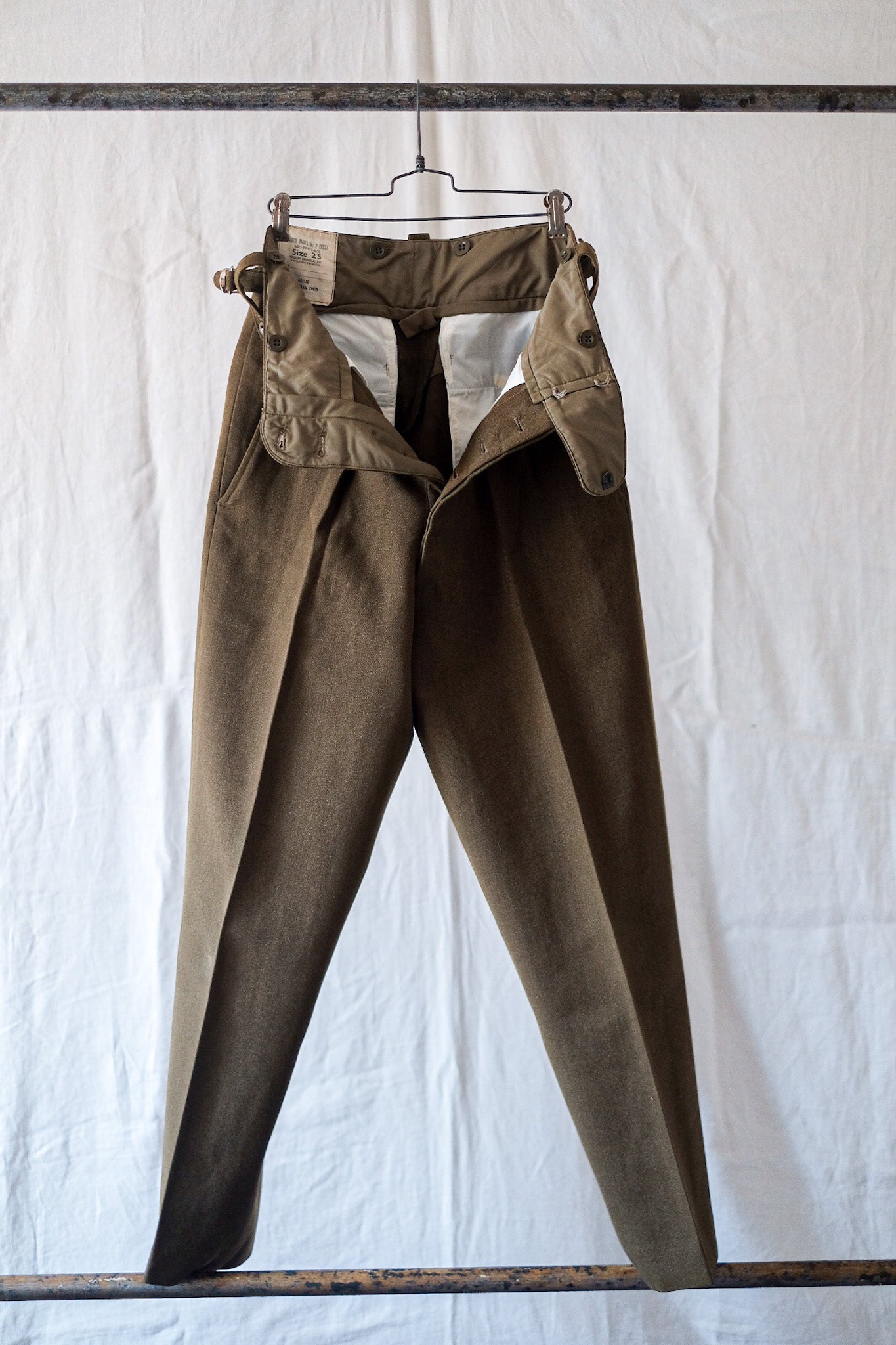 60's] British Army No.2 Dress Trousers