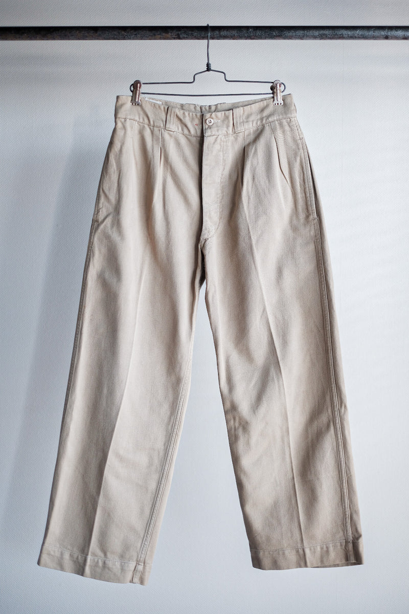 60's】French Army M52 Chino Trousers Size.11 – VIEUX ET NOUVEAU