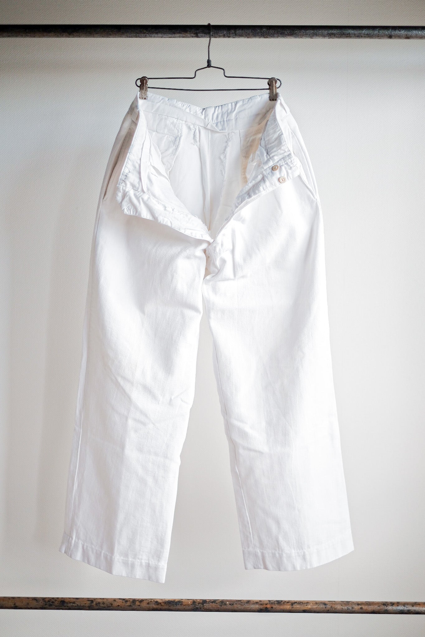 【~50's】French Vintage Linen Trousers