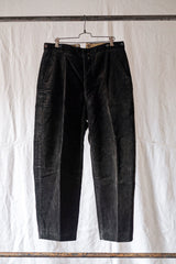 【~30's】French Vintage Dark Brown Corduroy Work Pants