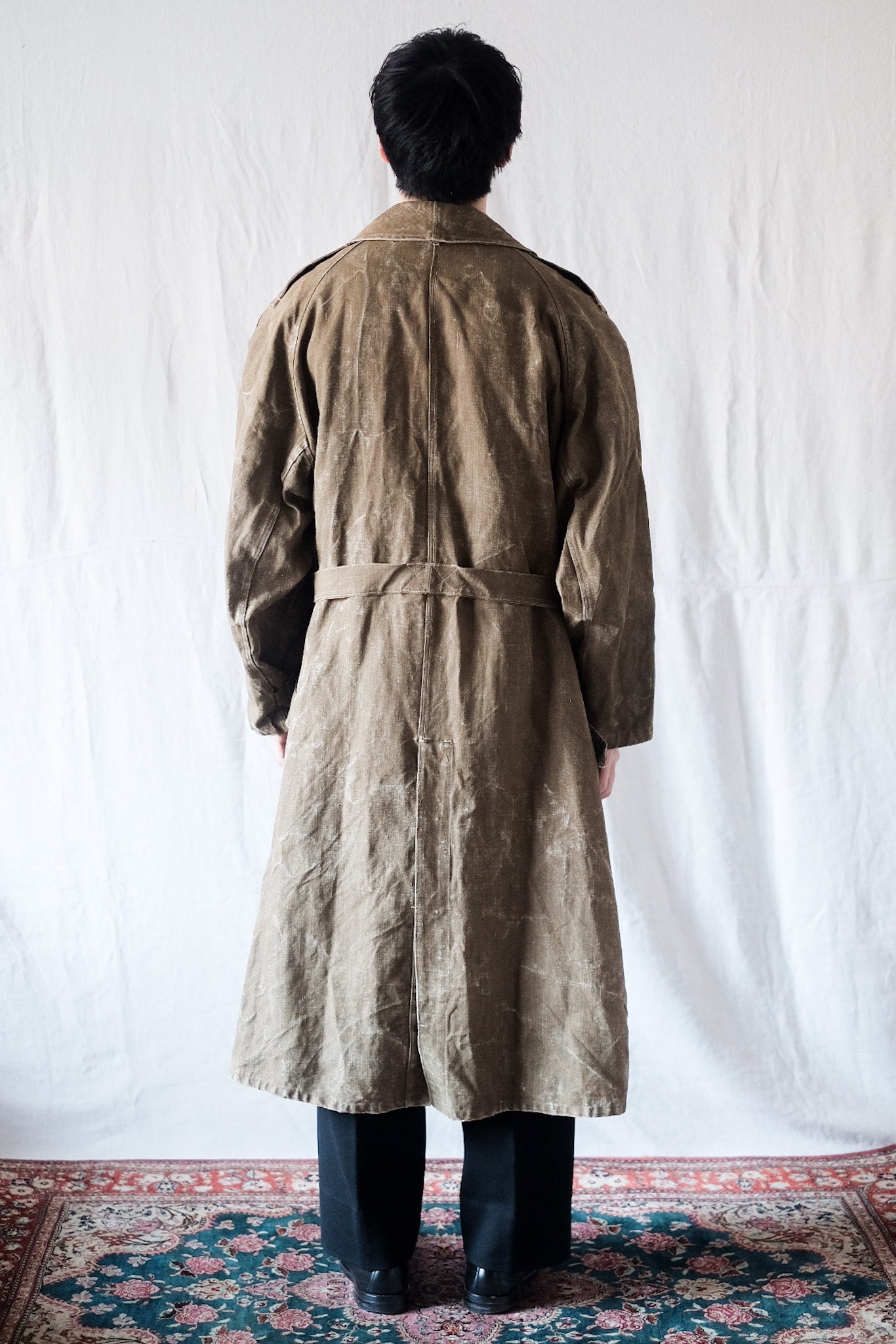 30's] French Army M35 Motorcycle Coat 