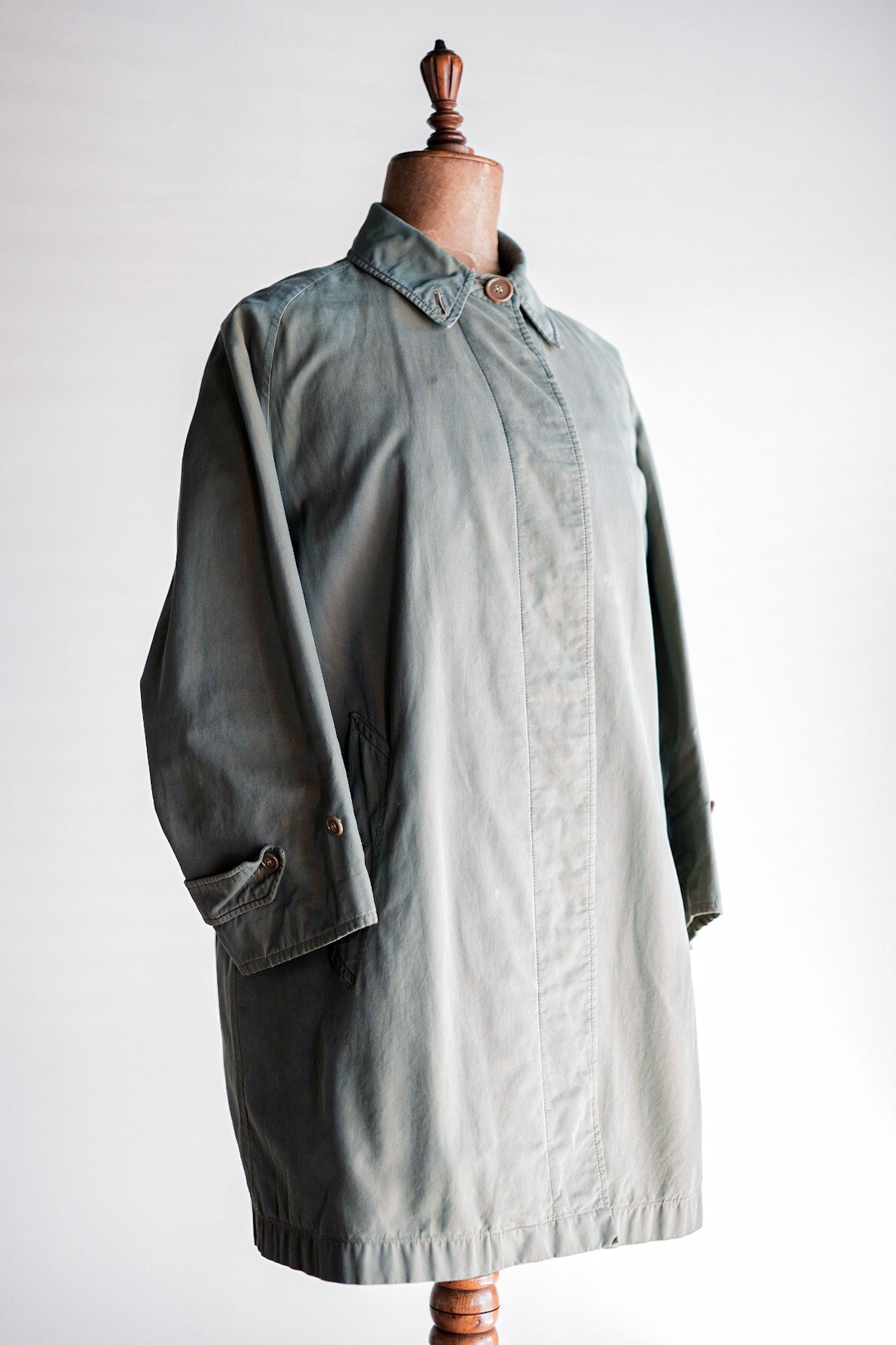 ［~50's］Vintage Burberry's Single Raglan Balmacaan Coat C100 "TAMAMUSHI" "Made in France"