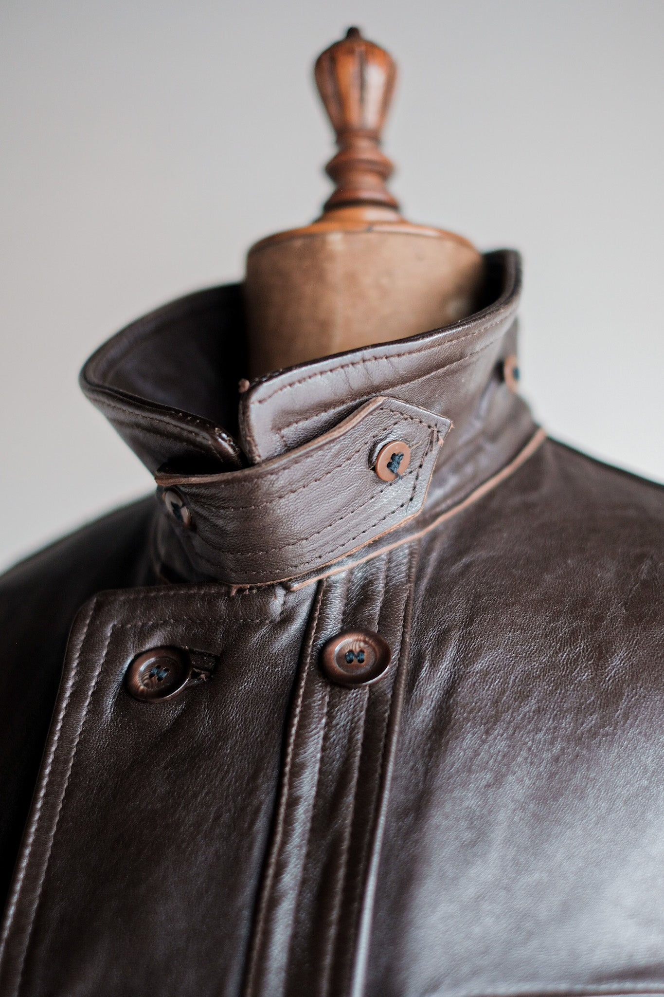 60's] French Vintage Le Corbusier Leather Work Jacket