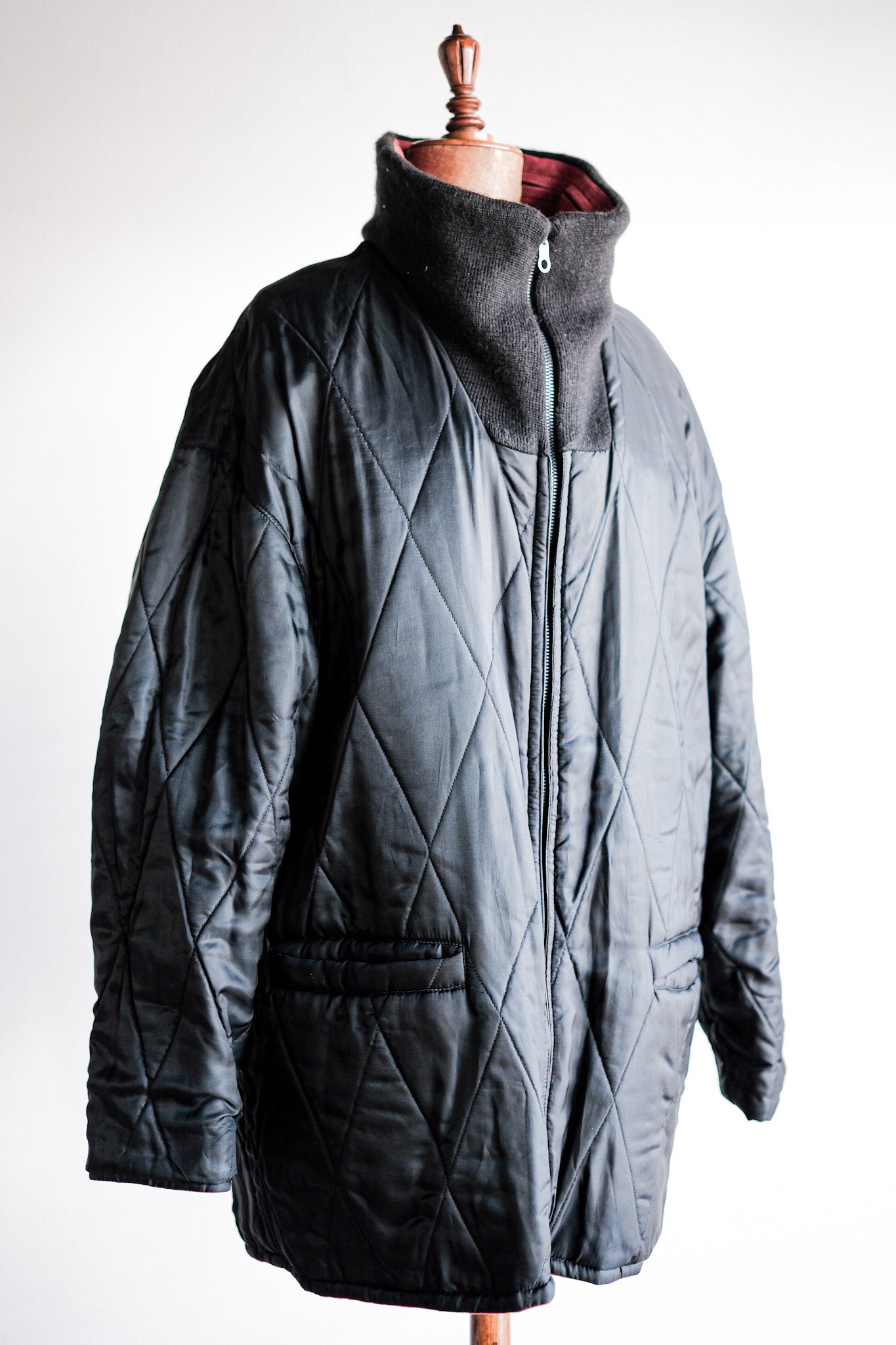 ［~90's］Old SERAPHIN Leather Reverseable Jacket Size.50