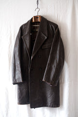 [~ 40's] เสื้อคลุมหนัง Horsehide วินเทจฝรั่งเศส