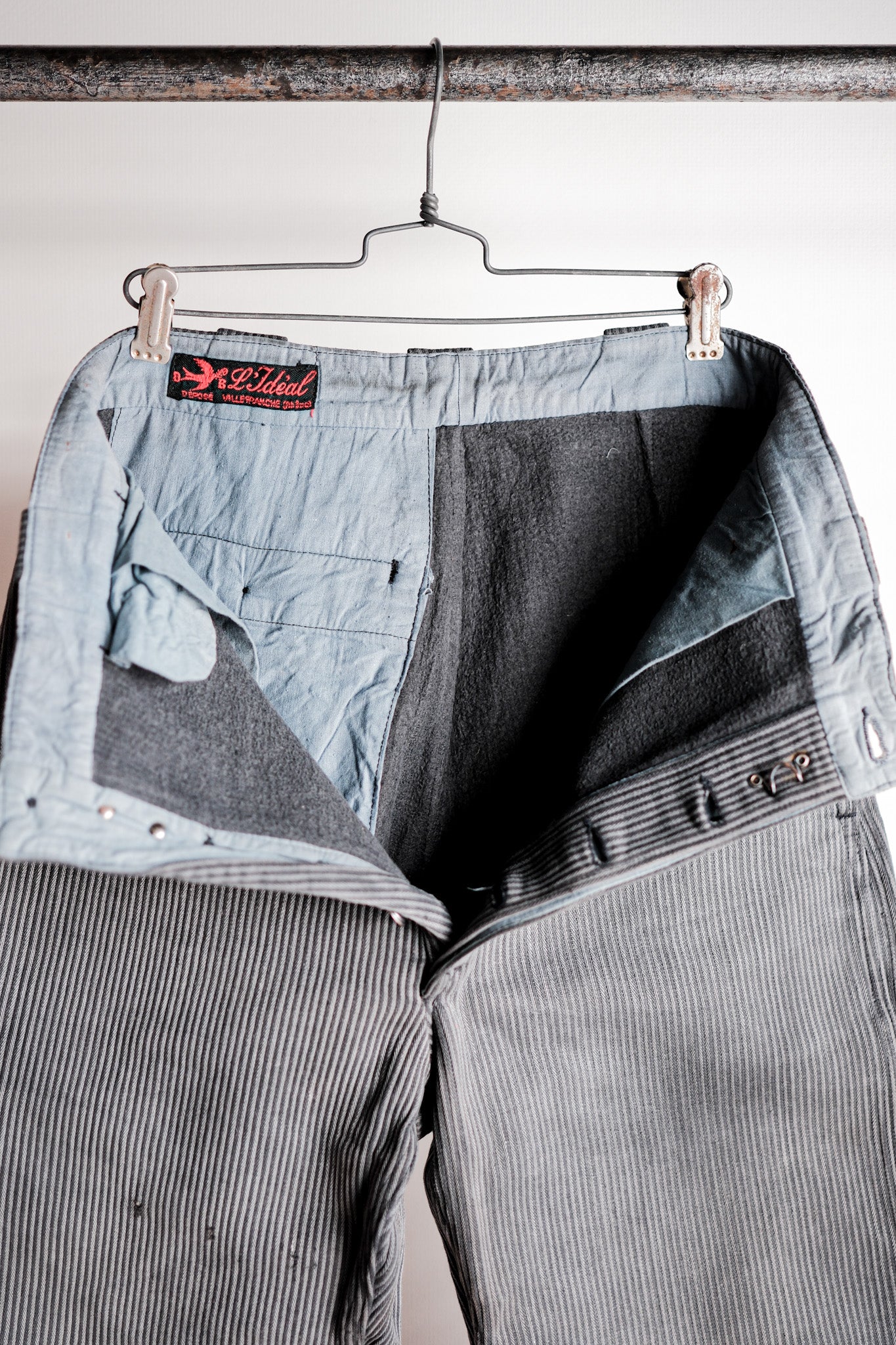 ［~50's］French Vintage Cotton Pique Work Pants