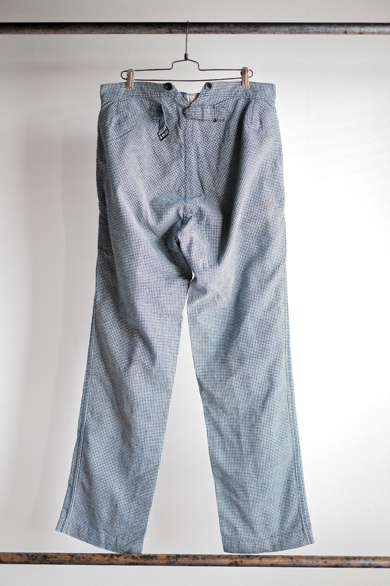 ［~30's］French Vintage Pin Check Work Pants