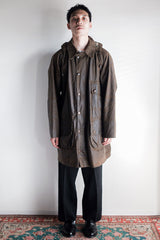 [~ 80's] Vintage Barbour "Solway Zipper" พร้อม Hood 2 Crest Size.40