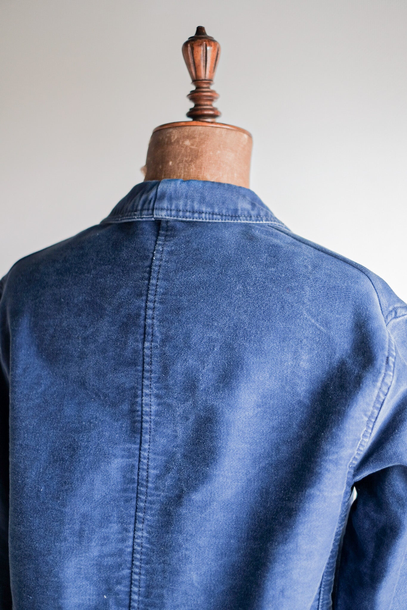 ［~40's］French Vintage Blue Moleskin Work Jacket