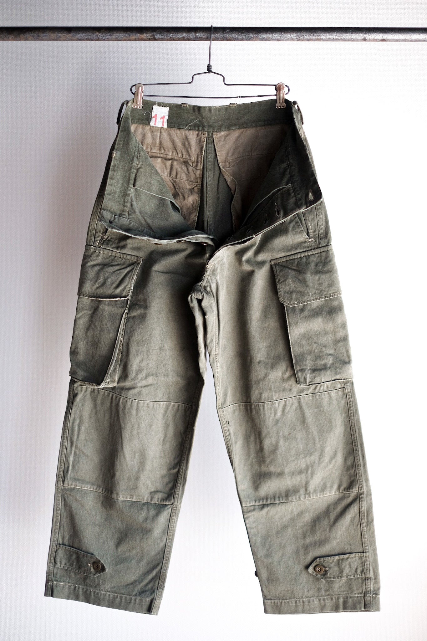 [~ 60's] French Army M47 Field Trousers Size.11