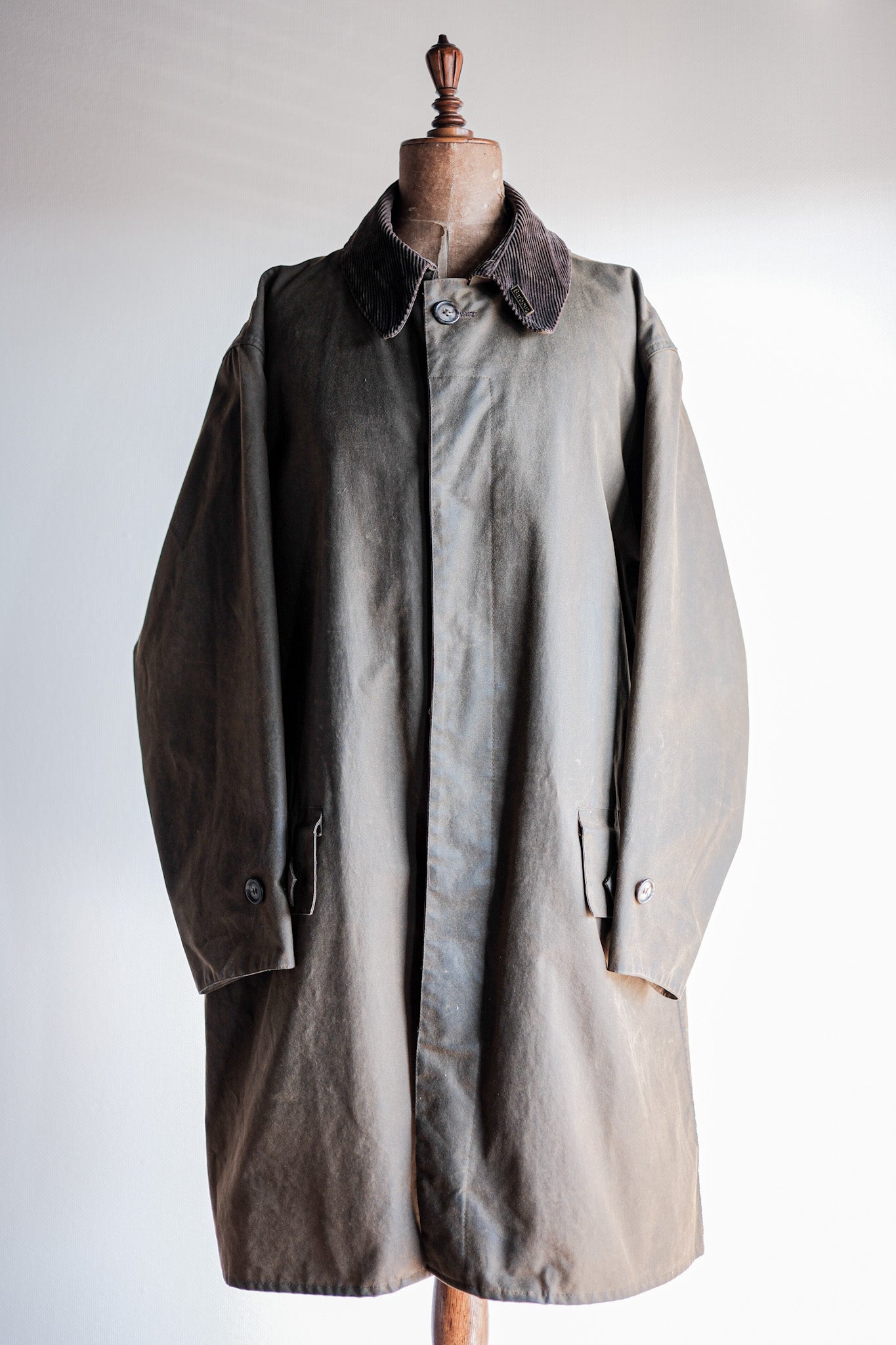 ［~90's］Vintage Barbour "ORIGINAL 3/4 COAT" 3 Crest Size.EX LARGE