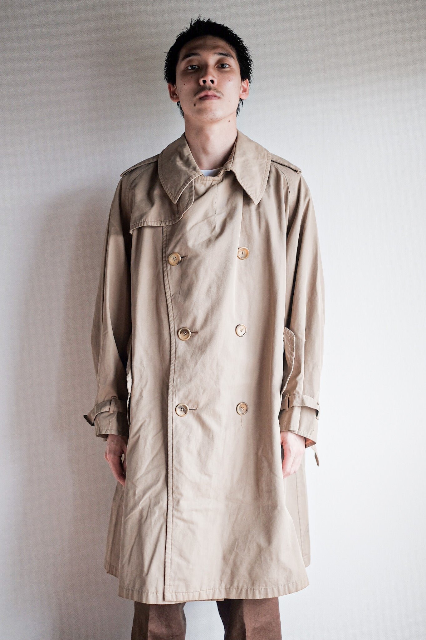 ［~60's］Vintage Burberry's Single Raglan Trench Coat "COMMANDER Ⅱ"