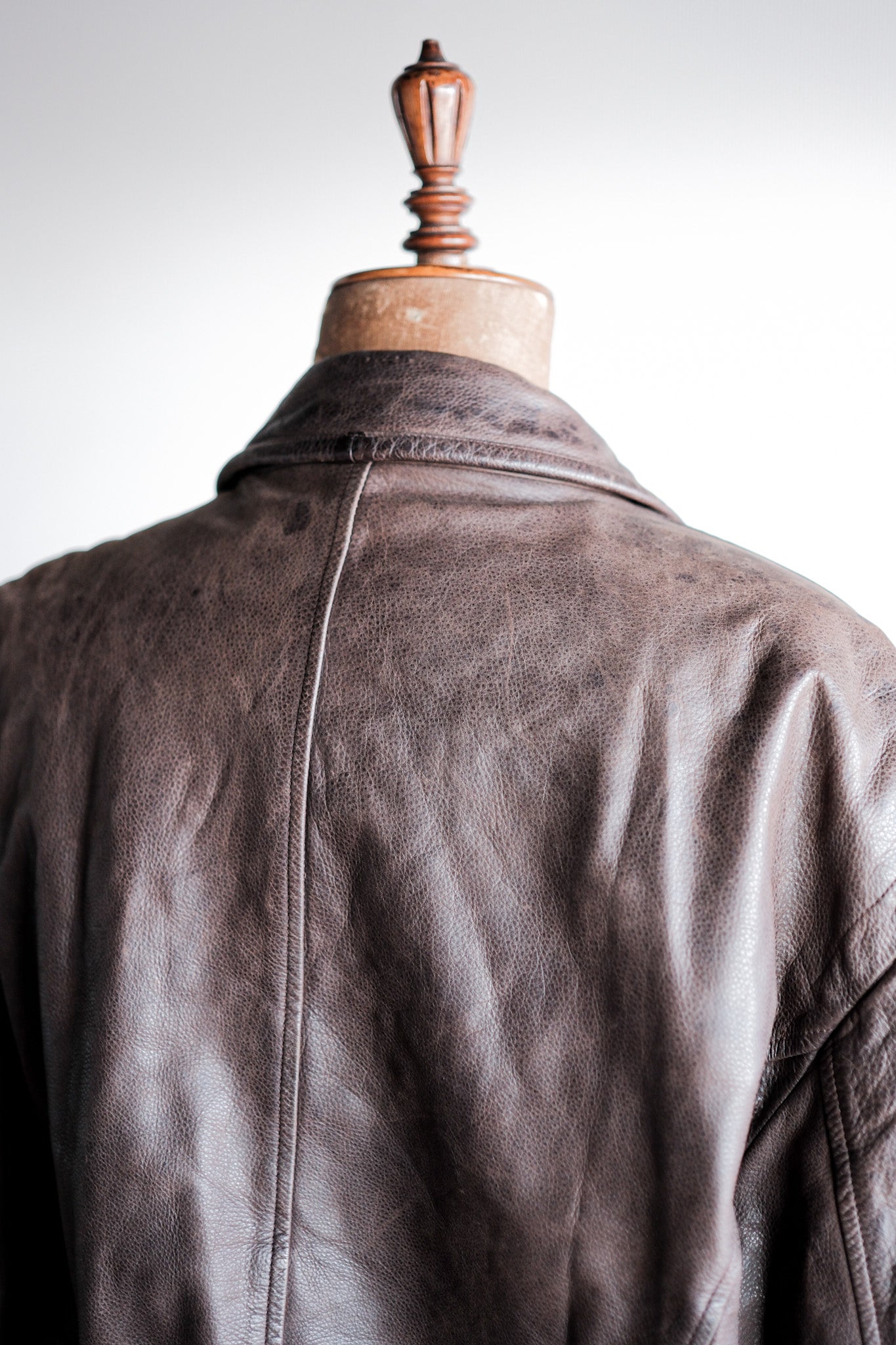 ［~90's］Old SERAPHIN Leather Jacket Size.52