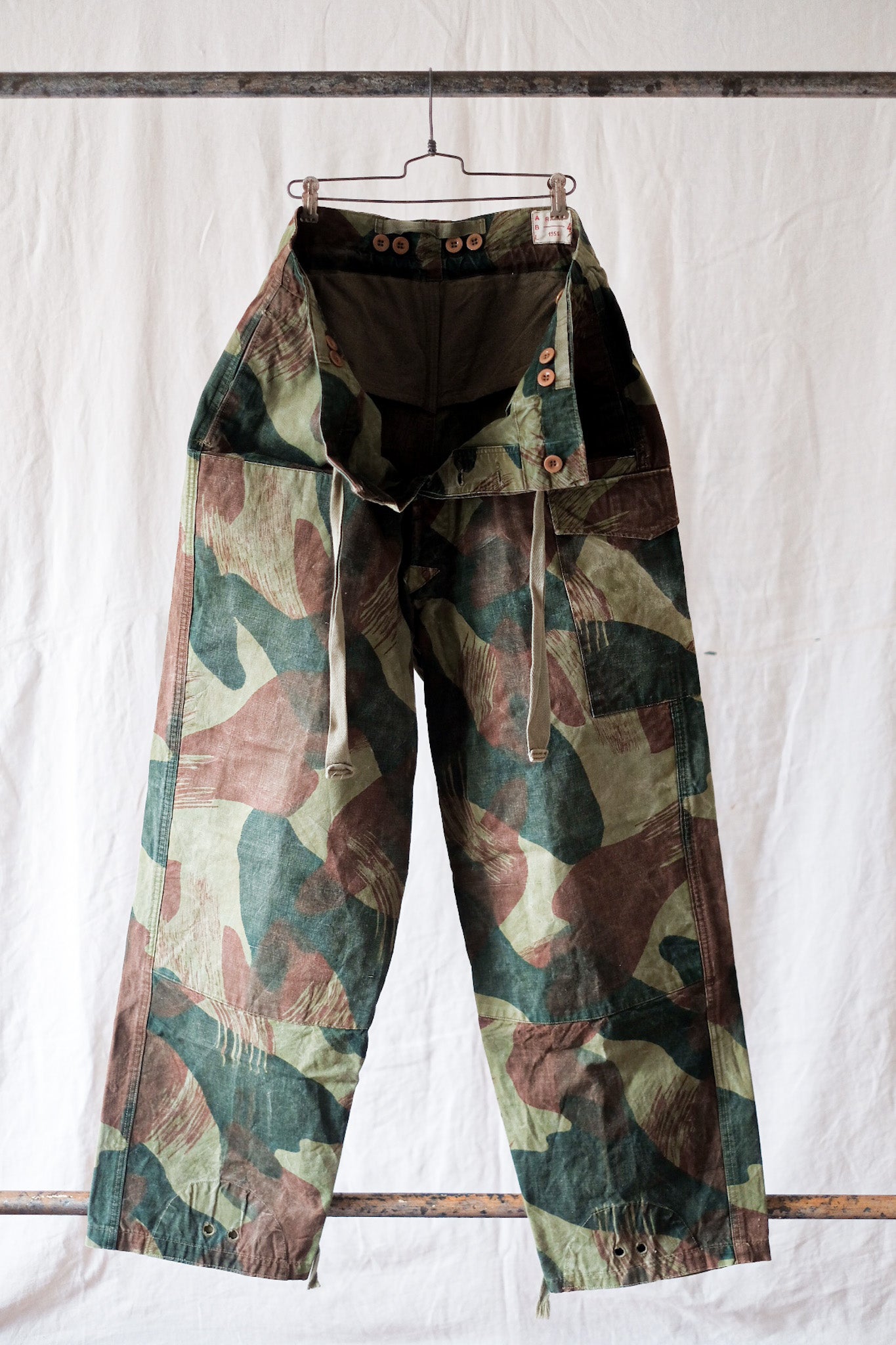 [〜50年代]比利時陸軍筆觸迷彩褲子大小。4