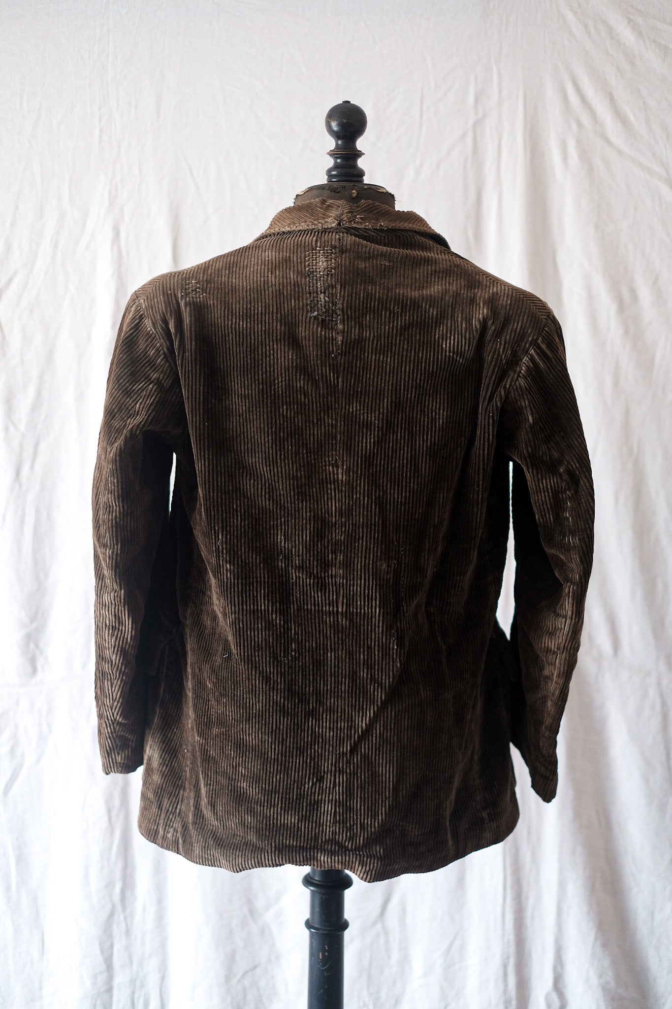 [~ 40's] French Vintage Brown Corduroy Jacket