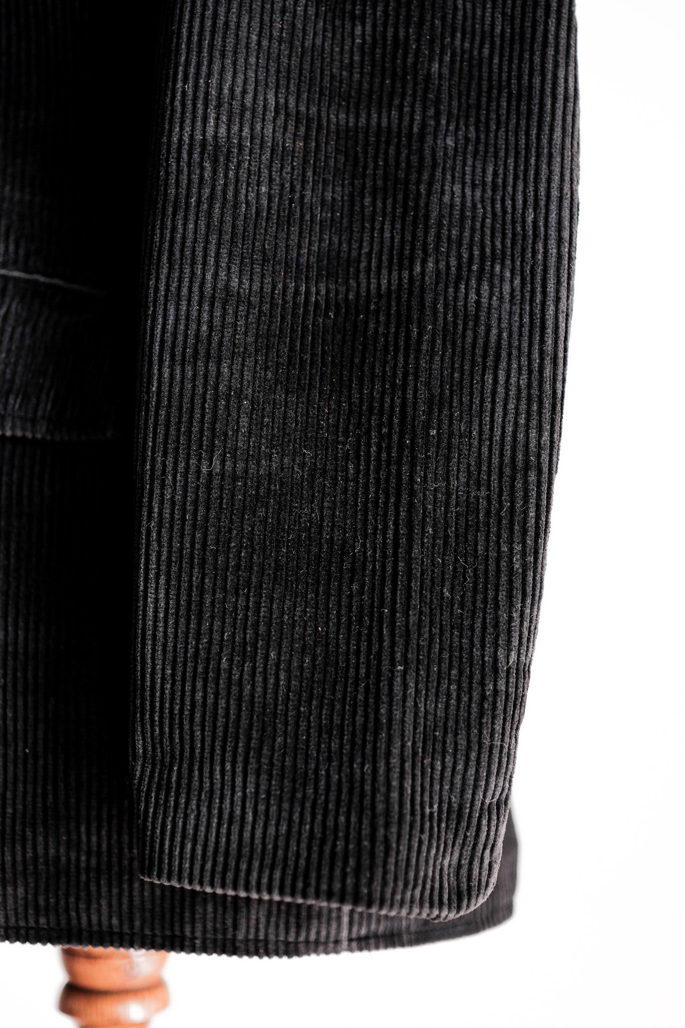 【~60's】French Vintage Black Corduroy Work Jacket "Adolphe Lafont"