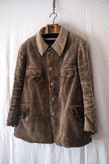 [~ 30's] แจ็คเก็ต Gamekeeper Gamekeeper ของ French Vintage Brown