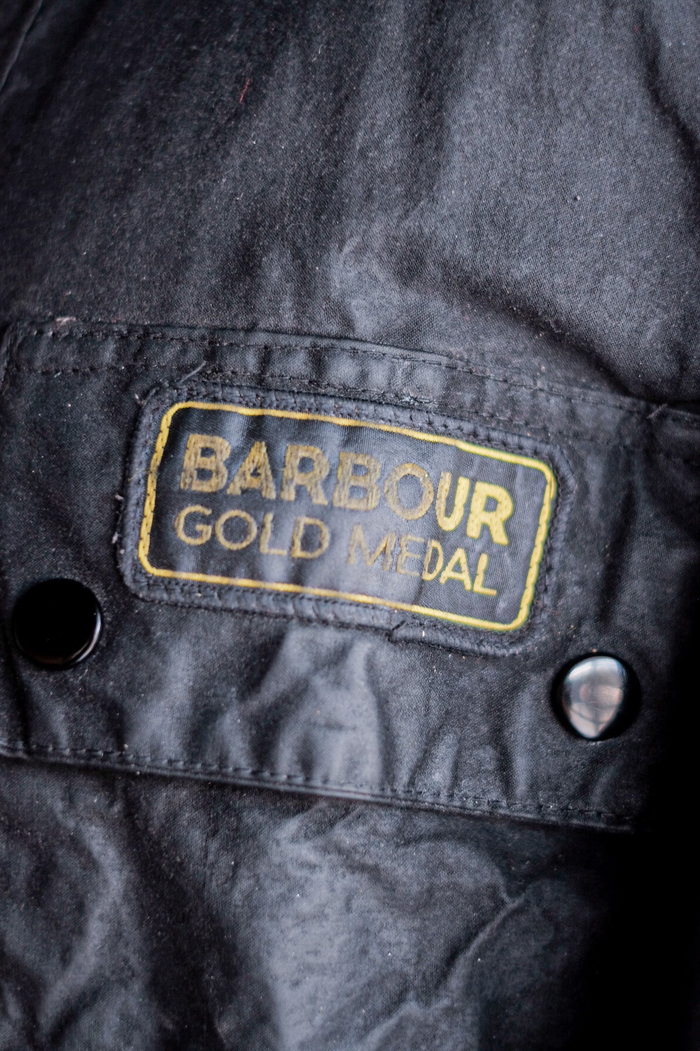 【~70's】Vintage Barbour Waxed Jacket "Unknown Model" 1 Crest