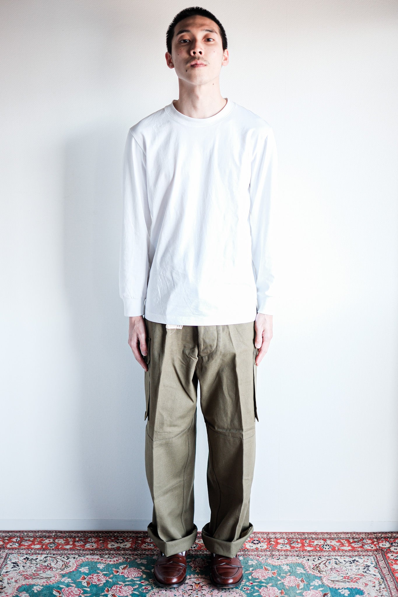 ［~50's］French Army M47 Field Trousers Size.25 "Dead Stock"