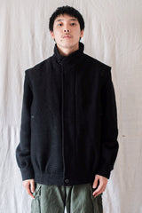 [~ 80's] ผ้าขนสัตว์วินเทจฝรั่งเศส blouson