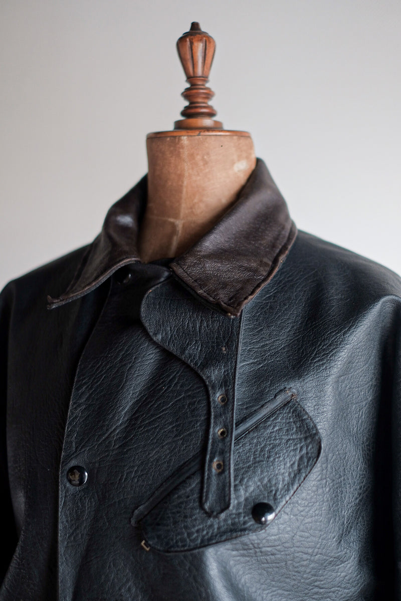 [~ 50's] Belstaff Vintage P.V.C Suit "Black Panther"