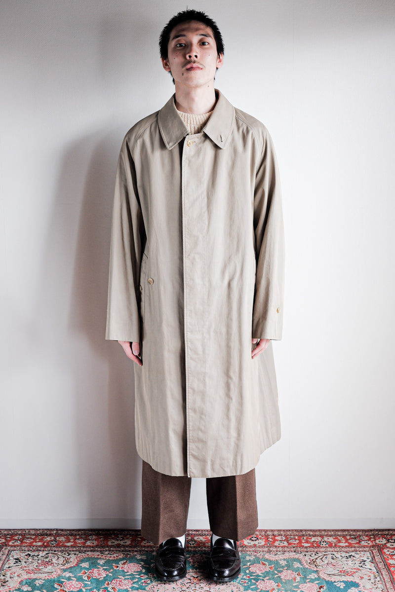 [~ 80's] Raglan Balmacaan Coat Single Vintage ของ Burberry ขนาด C100 Size.48REG