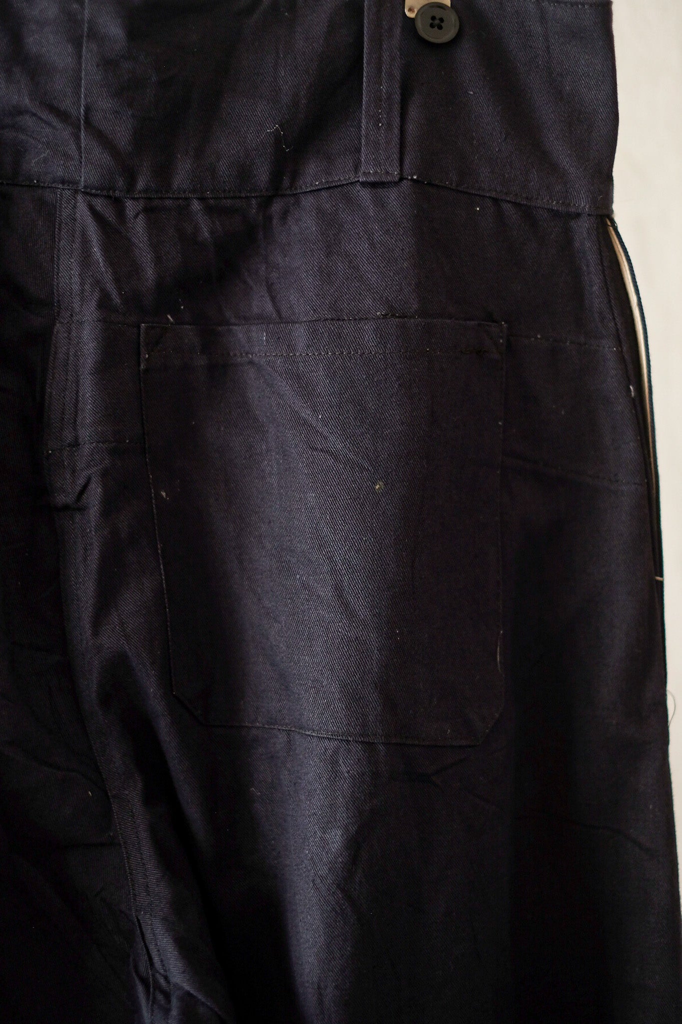 [~ 40's] กางเกงเจาะสีน้ำเงินของกองทัพเรือ