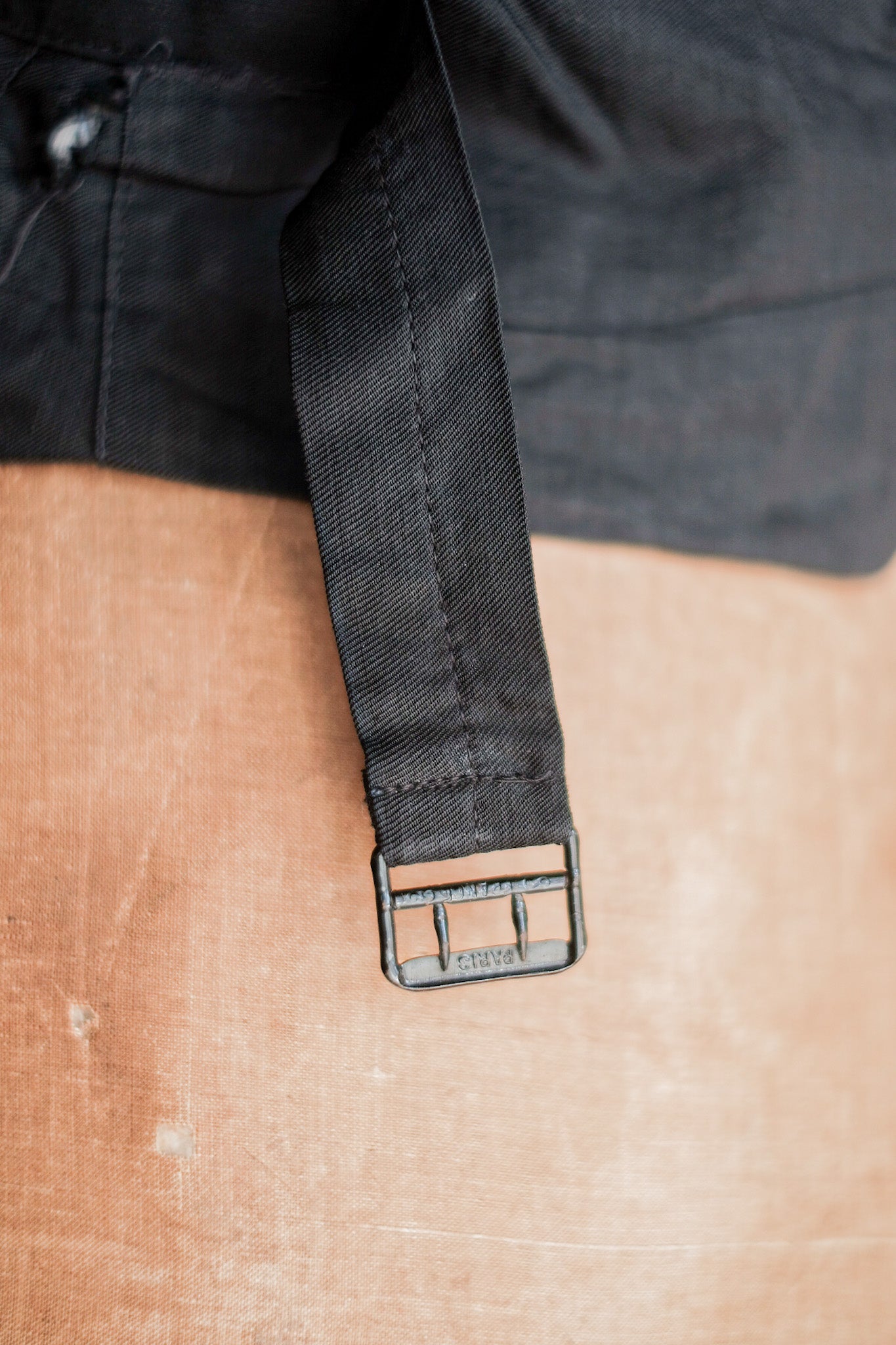 ［~40's］French Vintage Gray Wool Work Gilet