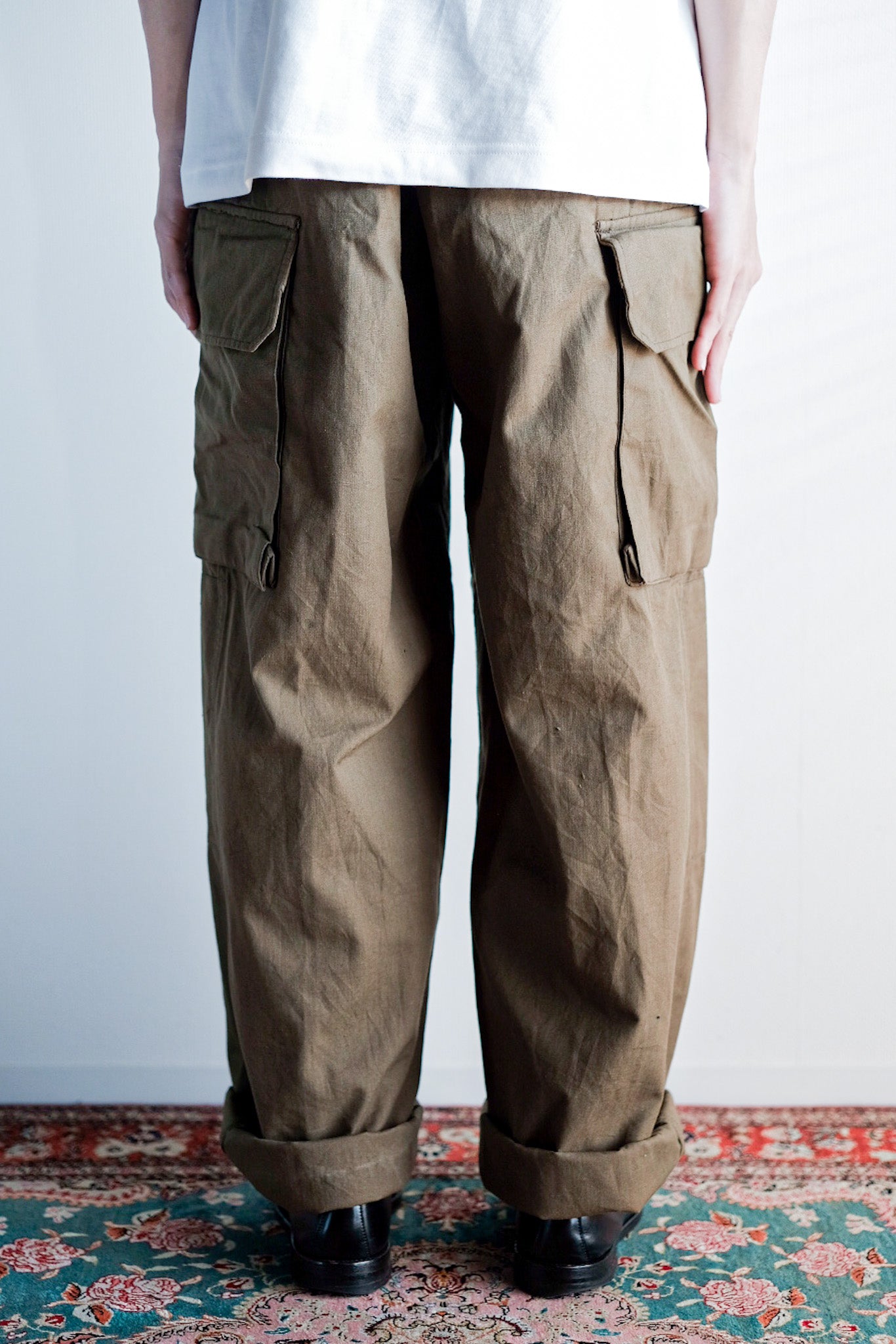［~50's］French Army M47 Field Trousers Size.33 "Dead Stock"