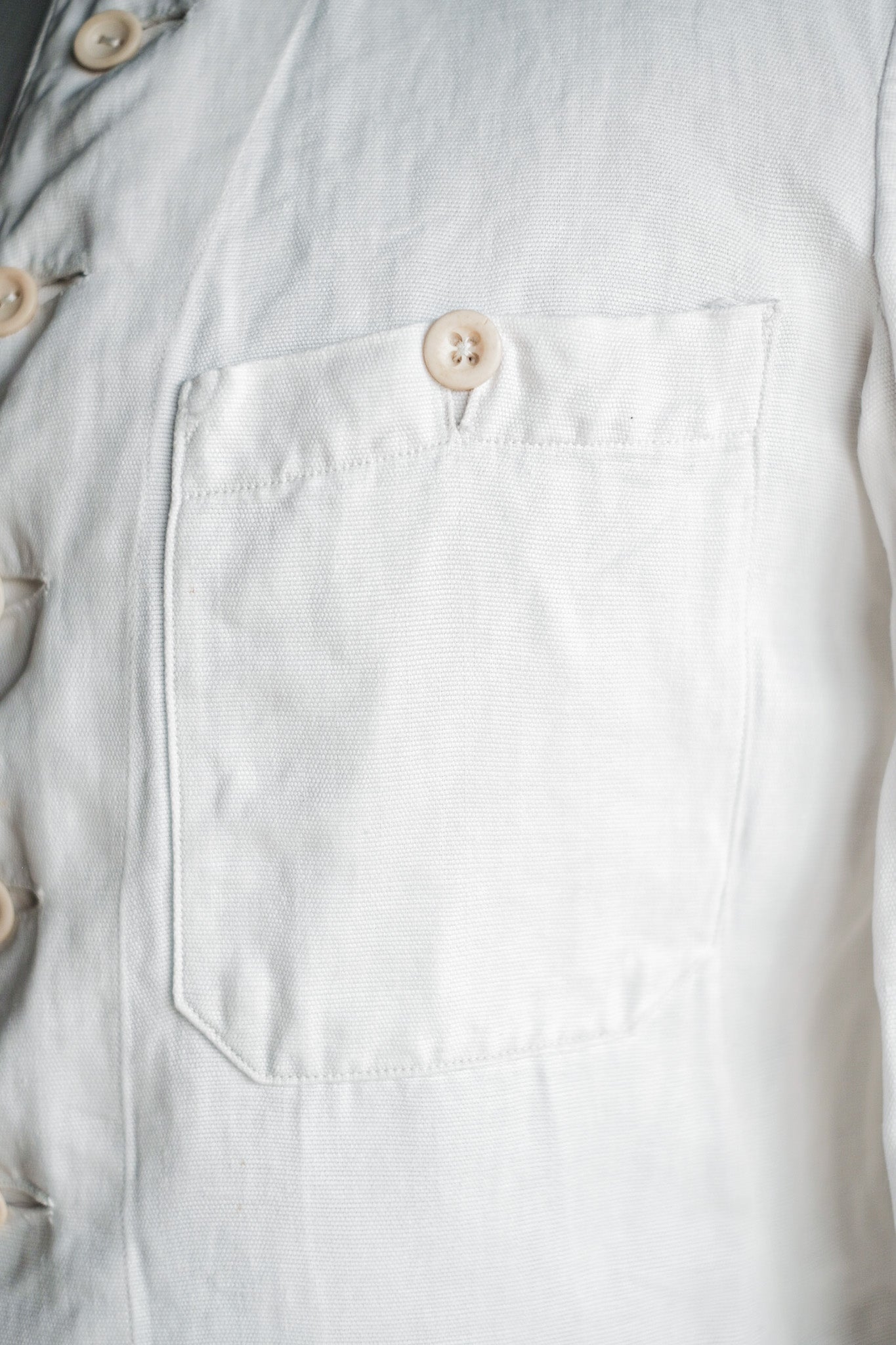 [~ 20's] French Army Cotton Linen Colonial Jacket