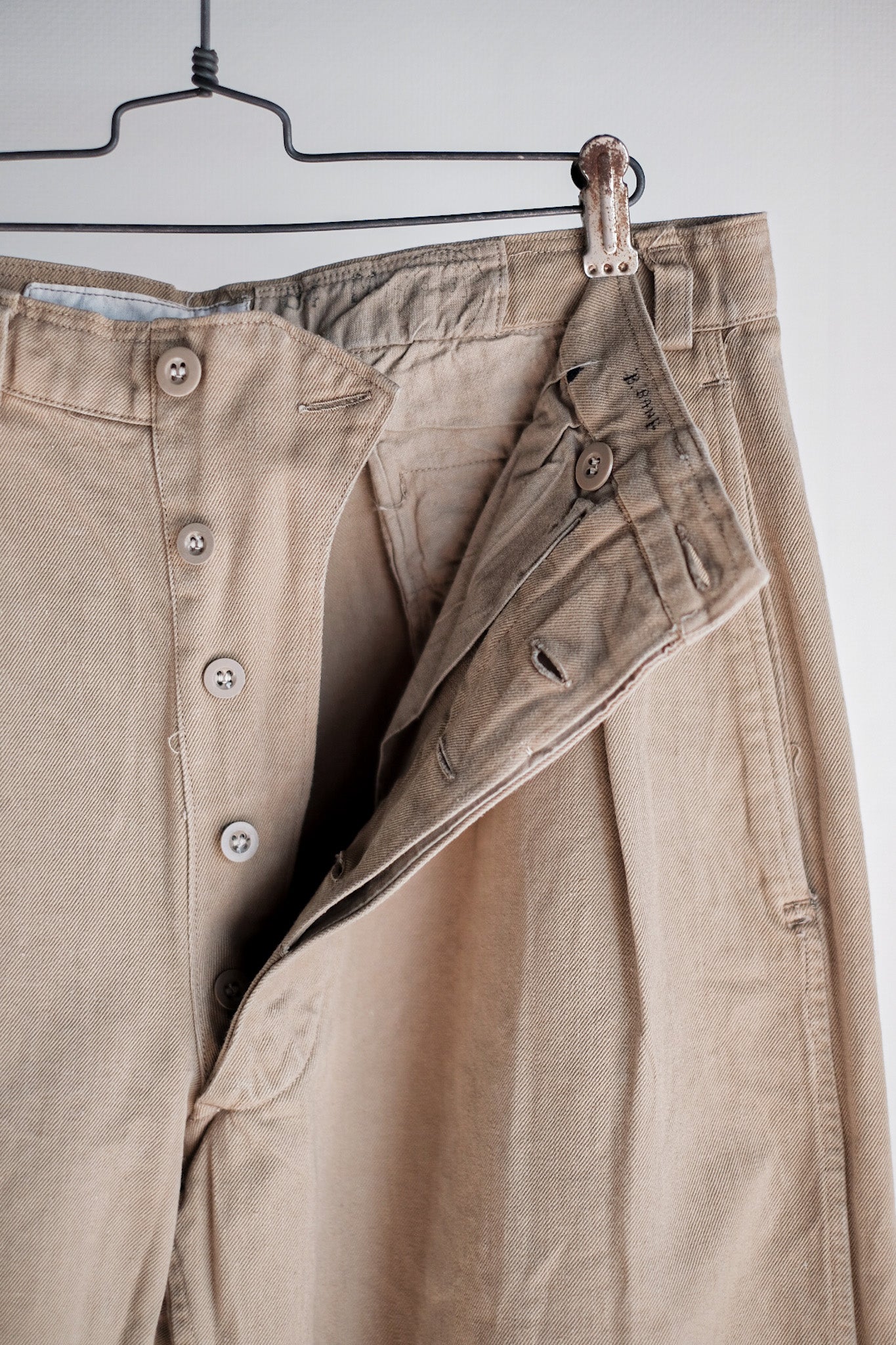 [~ 50's] French Army M52 Chino Taille des pantalons.84M