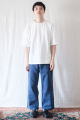 【~30's】French Vintage Indigo Cotton Twill Work Pant