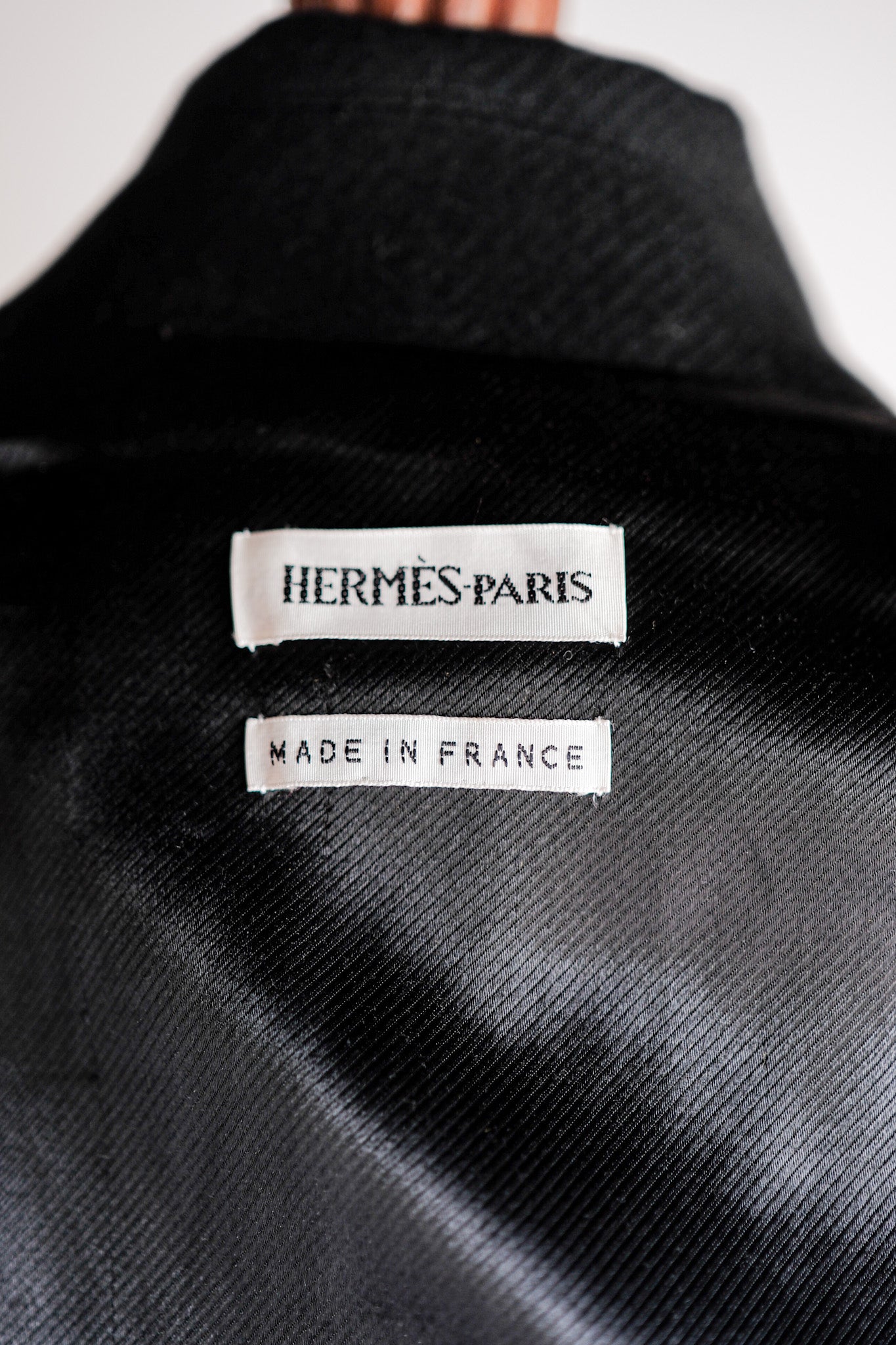 [~ 00's] Old Hermès Paris en cachemire mélange Mélange de laine ceinturée par Martin Margiela