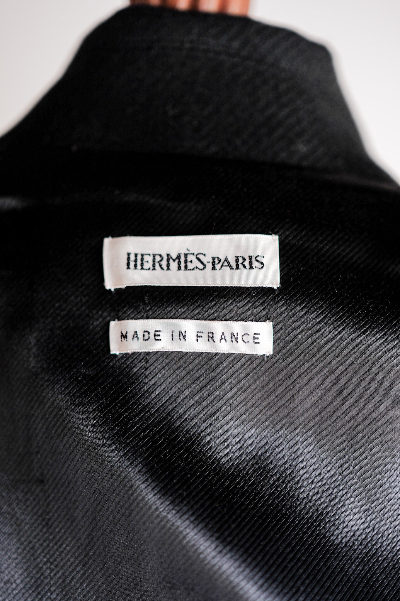 ［~00's］Old Hermès Paris Cashmere Mix Wool Belted Coat by Martin Margiela
