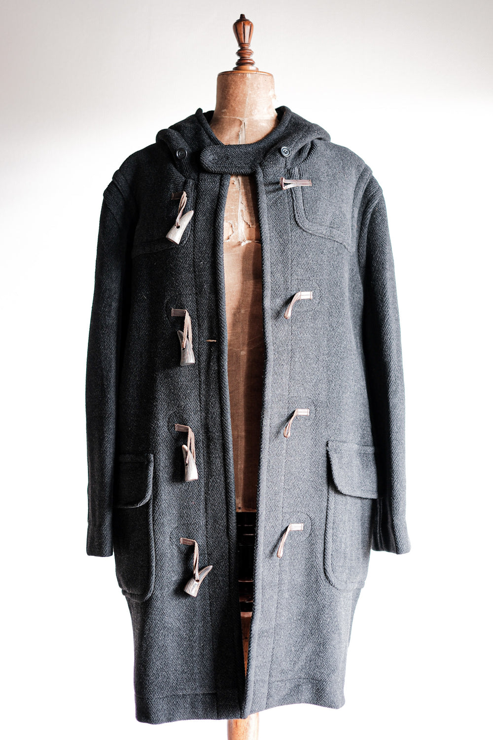 ［~90's］Old INVERTERE Wool Duffle Coat "Moorbrook"