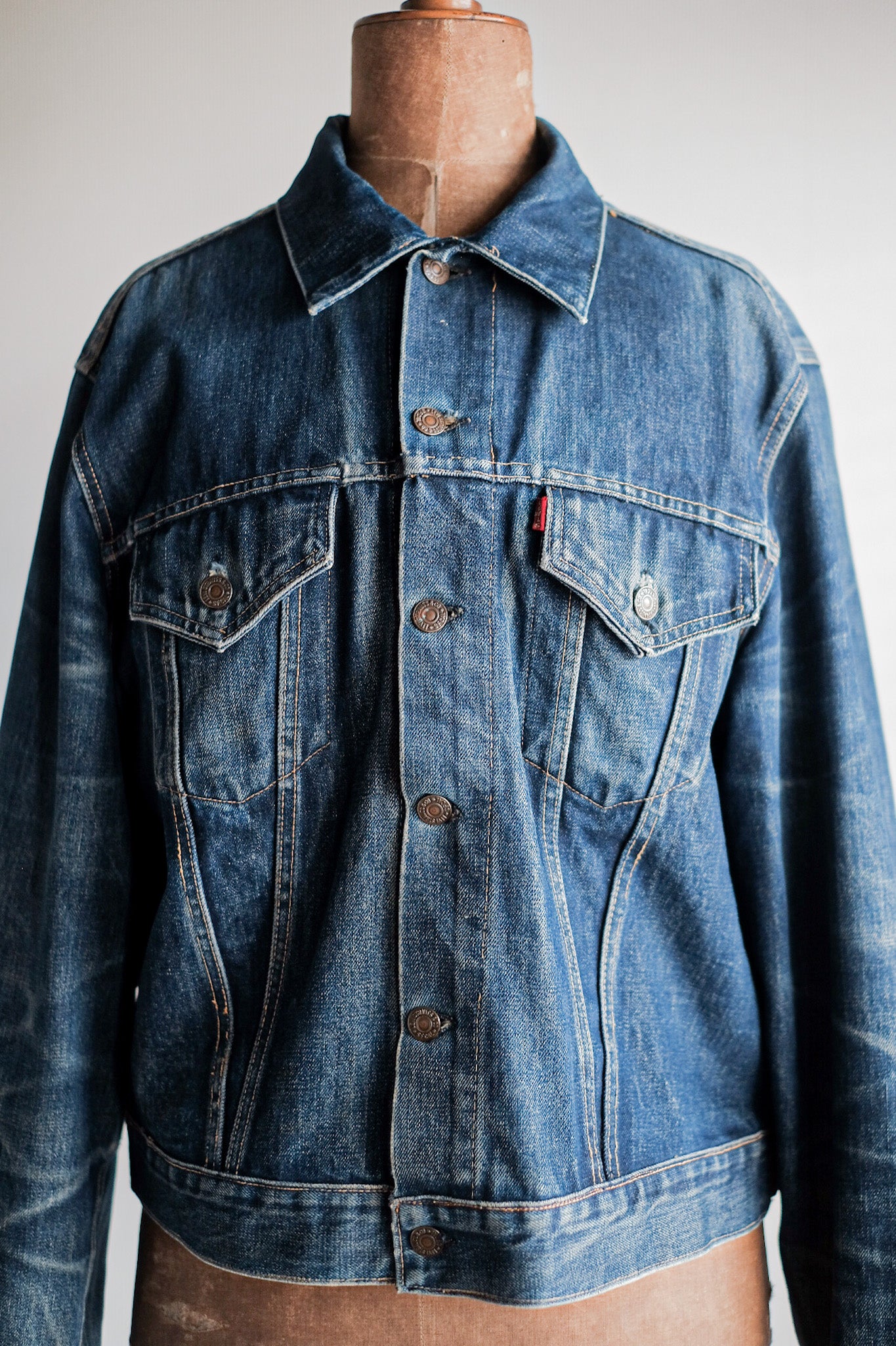 ［~60's］Vintage Levi's 557 Denim Jacket "Big E"