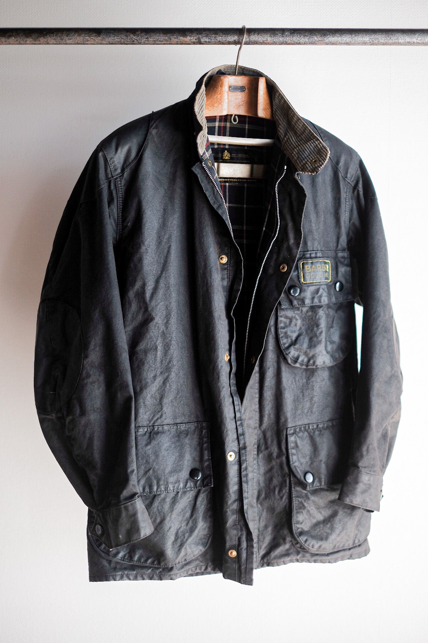 【~70's】Vintage Barbour Waxed Jacket "Unknown Model" 1 Crest