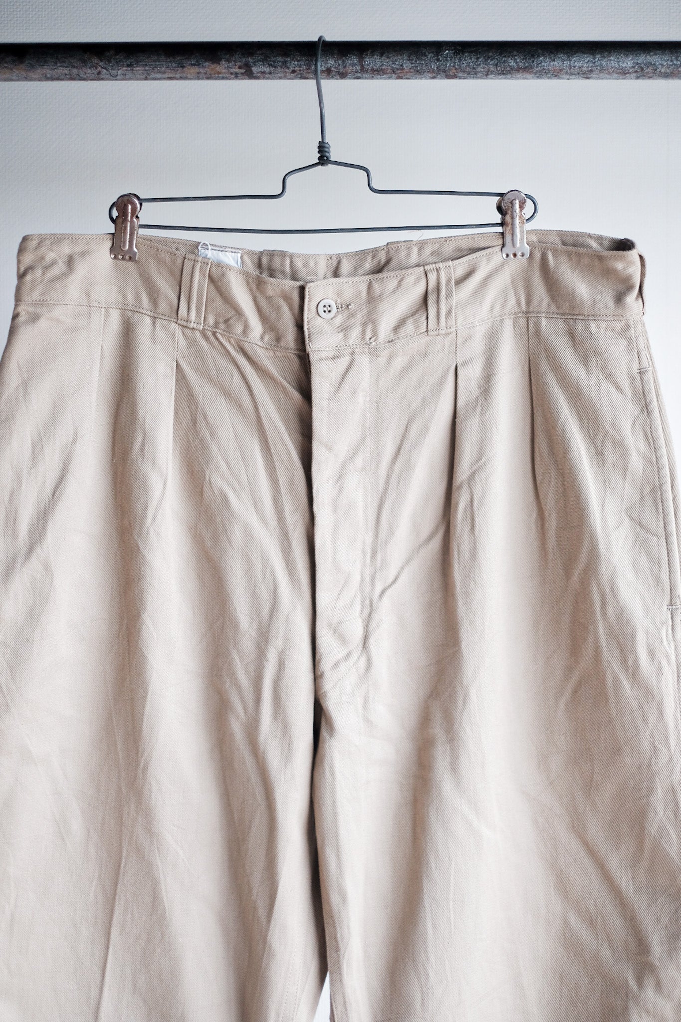［~60's］French Army M52 Chino Trousers Size.15