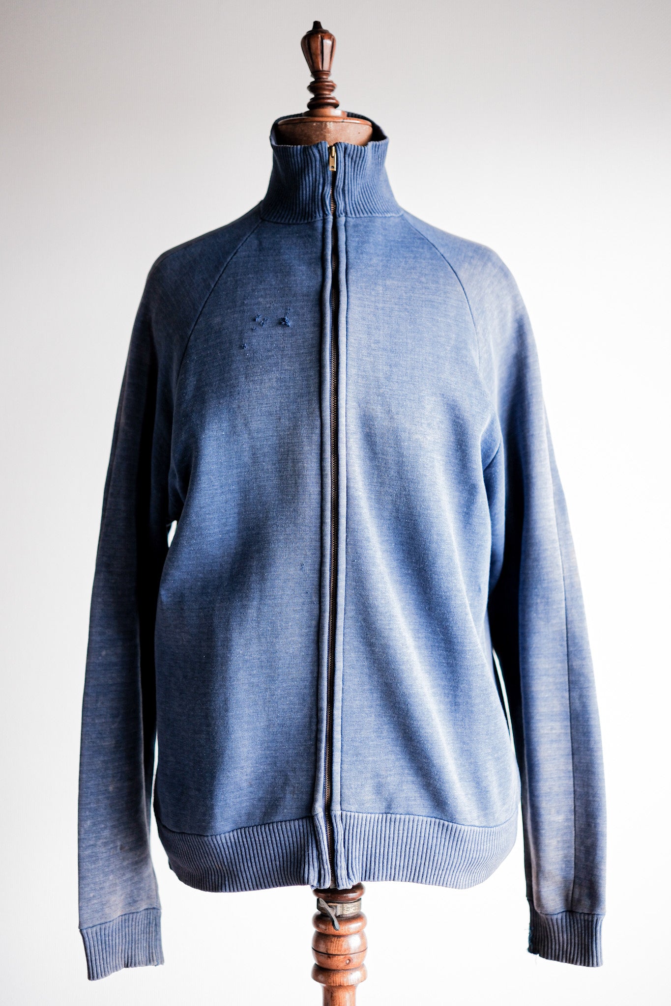 ［~60's］French Vintage Full Zip Cotton Sweatshirt