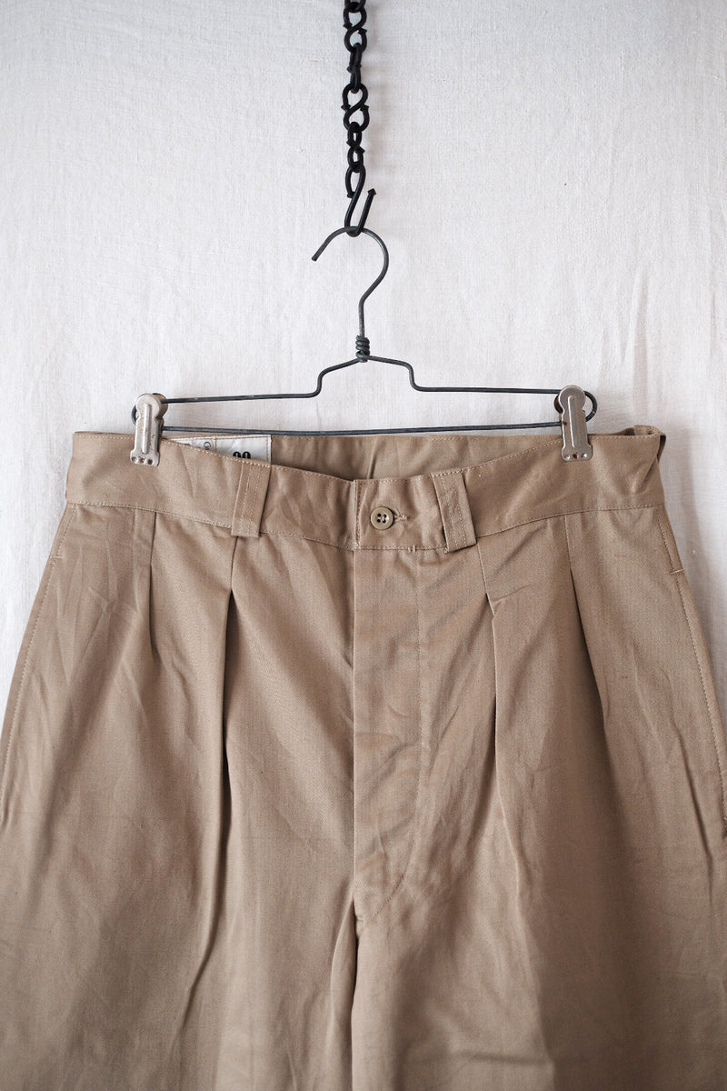 60's] French Army M52 CHINO TROUSERS SIZE.80L 